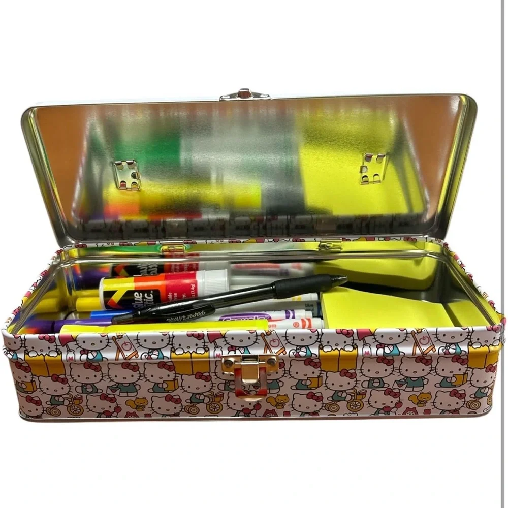 Sanrio Hello Kitty Pencil Box with Ruler Handle